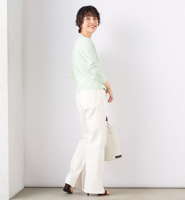 NOLLEY'S sophi「《アンサンブル対応》《手洗い可能》マルチファンクションクルーネックカーディガン」|カーディガン|