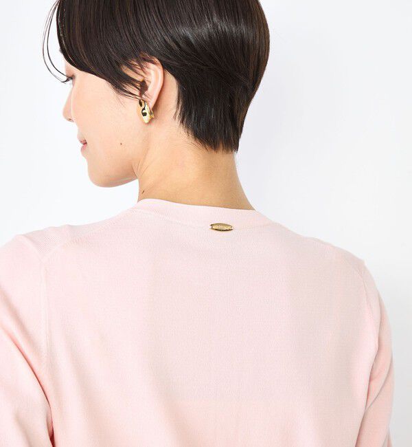 NOLLEY'S sophi「《アンサンブル対応》《手洗い可能》マルチファンクションクルーネックカーディガン」|カーディガン|