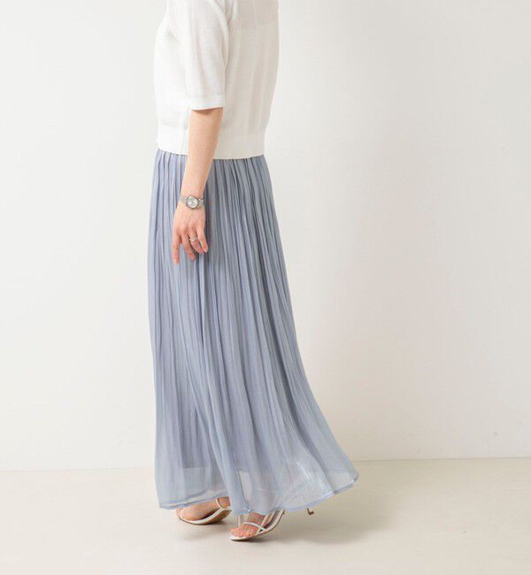 NOLLEY'S「シャインサテン楊柳スカート」|スカート|