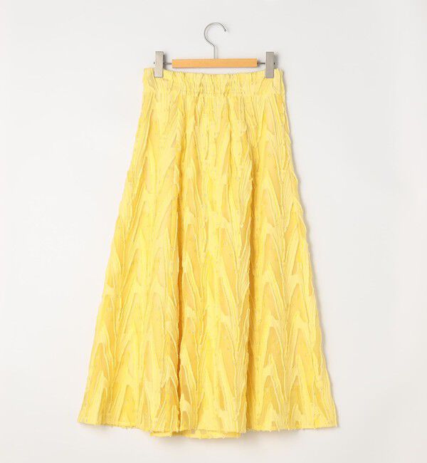 NOLLEY'S sophi「《セットアップ対応》キラキラカットジャガードフレアスカート」|フレア|