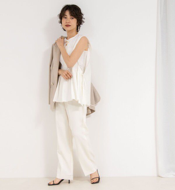 NOLLEY'S sophi「《セットアップ対応》ウォッシャブルドライワイドパンツ」|その他|