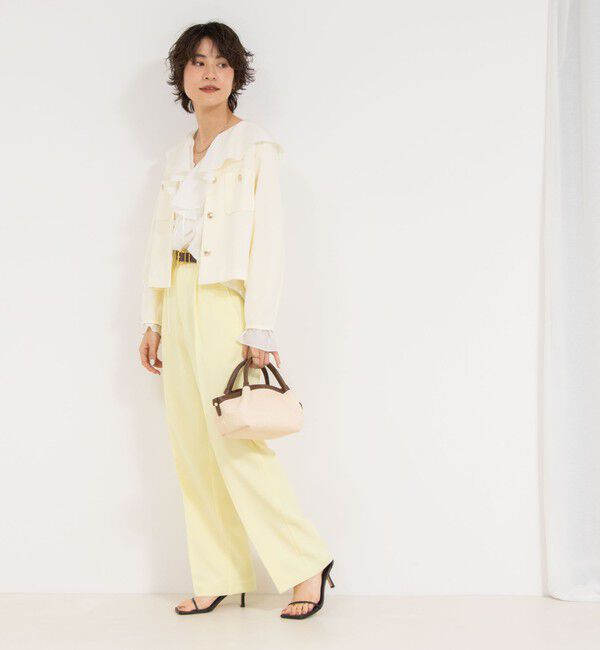 NOLLEY'S sophi「《セットアップ対応》ウォッシャブルドライワイドパンツ」|その他|