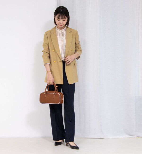 NOLLEY'S「《セットアップ対応》ウォッシャブル高機能麻調愛されワイドパンツ」|その他|