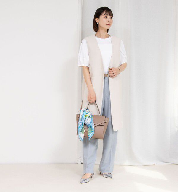 NOLLEY'S「《セットアップ対応》ウォッシャブル高機能麻調愛されワイドパンツ」|その他|