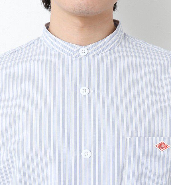 NOLLEY'S goodman「【DANTON/ダントン】BAND COLLAR SHIRT SS 25SS」|シャツ・ブラウス|