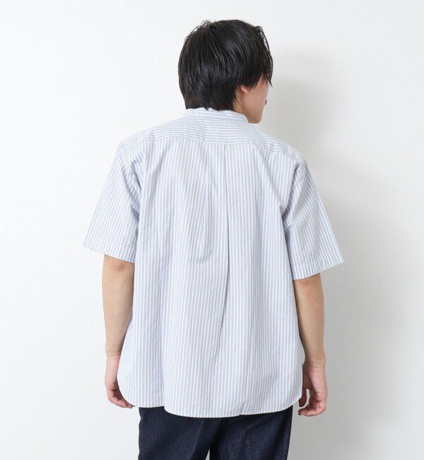 NOLLEY'S goodman「【DANTON/ダントン】BAND COLLAR SHIRT SS 25SS」|シャツ・ブラウス|