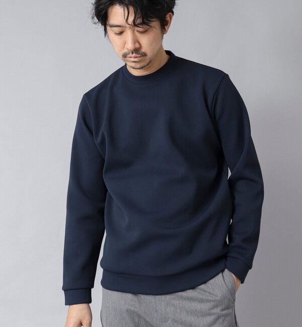 NOLLEY'S goodman「【ACTIVE SECT】《限定展開》ダブルニットスウェット 25SS」|スウェット・ジャージ|ダークネイビー