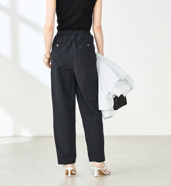 NOLLEY'S「ウォッシャブル多機能ウエストフリルテーパードパンツ」|その他|