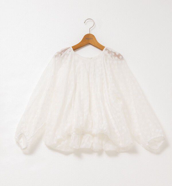 NOLLEY'S「ドットバルーンブラウス」|シャツ・ブラウス|