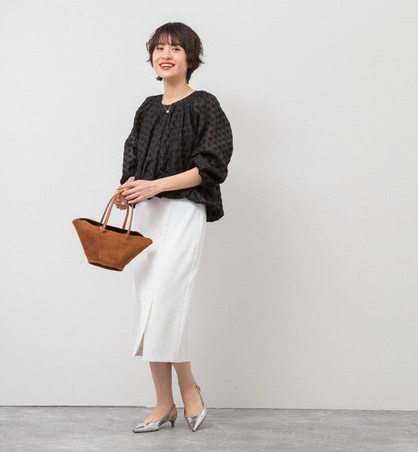NOLLEY'S「ドットバルーンブラウス」|シャツ・ブラウス|