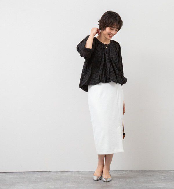 NOLLEY'S「ドットバルーンブラウス」|シャツ・ブラウス|