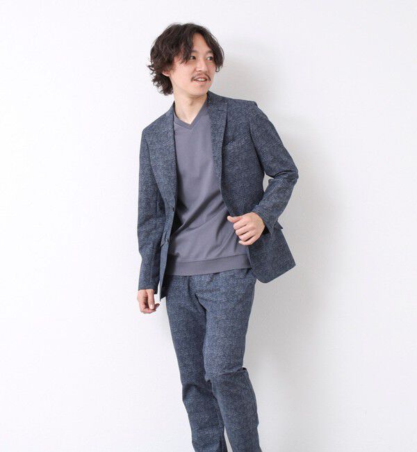 NOLLEY'S goodman「《ビジカジ対応》シルケットスムース Vネック ドレスTシャツ 25SS」|Tシャツ・カットソー|