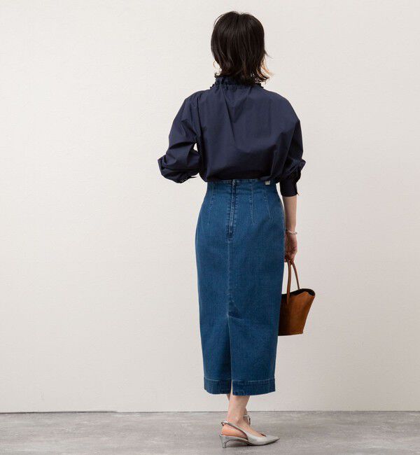 NOLLEY'S「衿フリルリボンブラウス」|シャツ・ブラウス|