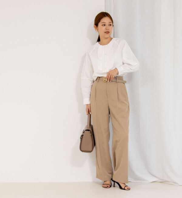 NOLLEY'S「【MARILYN MOON/マリリーンムーン】ドラマティックタックモチーフコクーンブラウス」|シャツ・ブラウス|