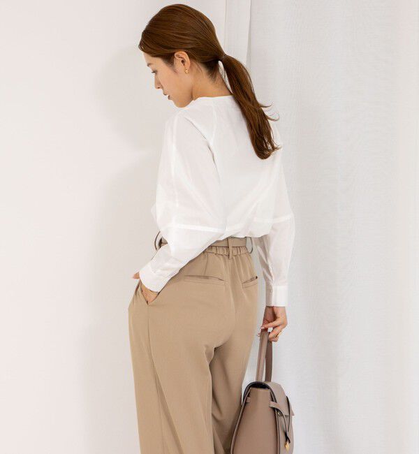 NOLLEY'S「【MARILYN MOON/マリリーンムーン】ドラマティックタックモチーフコクーンブラウス」|シャツ・ブラウス|