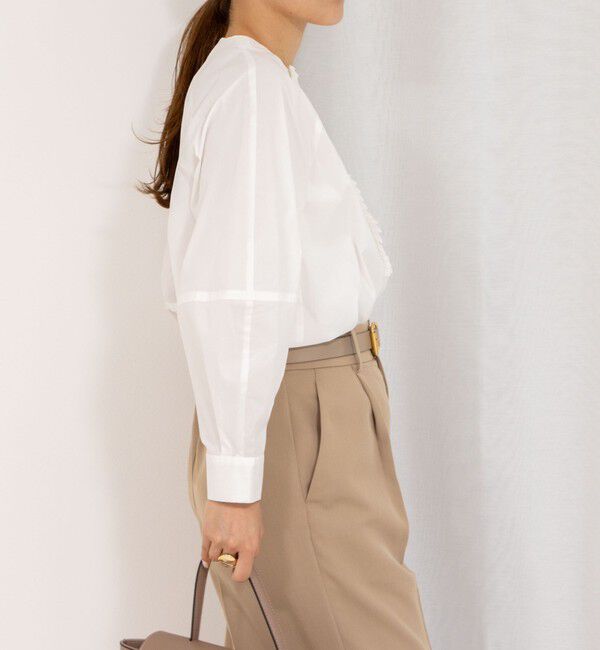 NOLLEY'S「【MARILYN MOON/マリリーンムーン】ドラマティックタックモチーフコクーンブラウス」|シャツ・ブラウス|