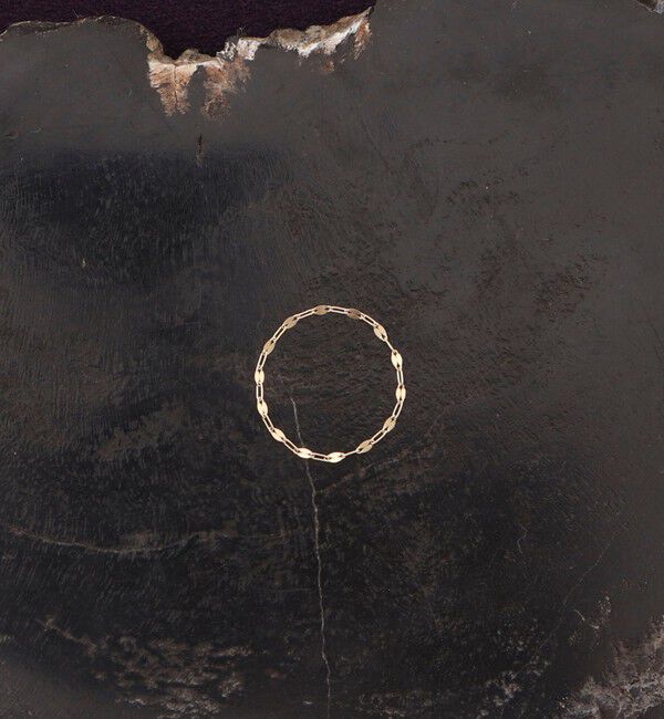 grace grace「【grace grace/グラスグラス】10Kペタルチェーンリング-L」|リング|