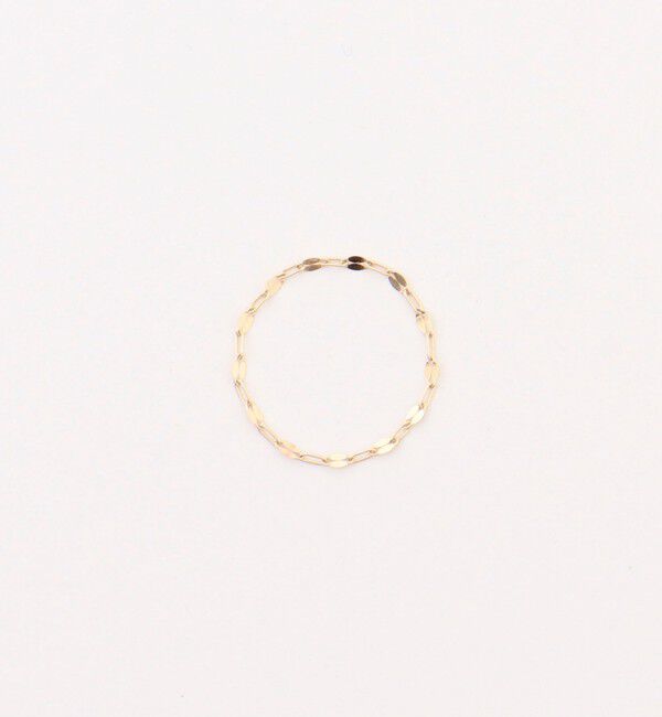 grace grace「【grace grace/グラスグラス】 10Kペタルチェーンリング-M」|リング|