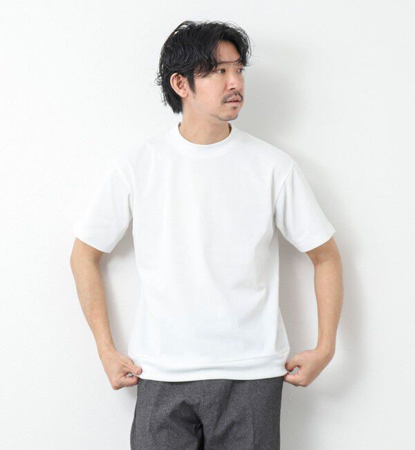 NOLLEY'S goodman「《ビジカジ対応》【Quattro Seven】《吸水速乾/UVカット》カノコドレスT 25SS」|Tシャツ・カットソー|