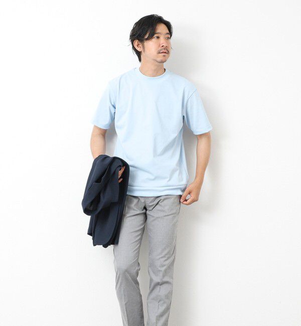 NOLLEY'S goodman「《ビジカジ対応》【Quattro Seven】《吸水速乾/UVカット》カノコドレスT 25SS」|Tシャツ・カットソー|