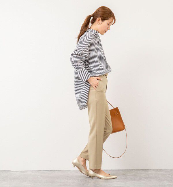 NOLLEY'S sophi「《セットアップ対応》ウォッシャブルツイルテーパードパンツ」|その他|