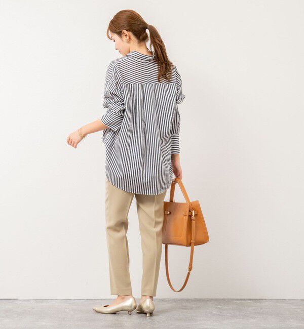 NOLLEY'S sophi「《セットアップ対応》ウォッシャブルツイルテーパードパンツ」|その他|