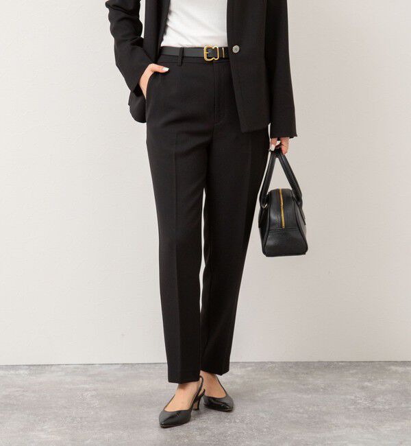 NOLLEY'S sophi「《セットアップ対応》ウォッシャブルツイルテーパードパンツ」|その他|