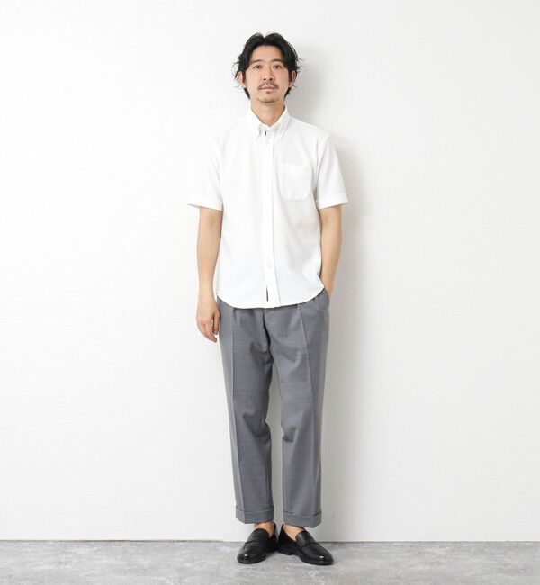 NOLLEY'S goodman「《ビジカジ対応》吸水速乾 360&deg;ストレッチ トリコットST テープBD 25SS」|シャツ・ブラウス|