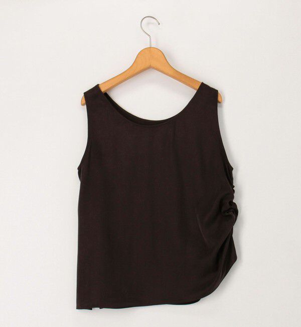 NOLLEY'S「《セットアップ対応》高機能 フィブリルサテン2WAYノースリーブブラウス」|シャツ・ブラウス|