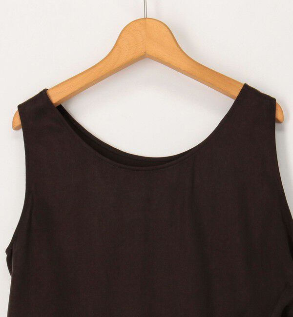 NOLLEY'S「《セットアップ対応》高機能 フィブリルサテン2WAYノースリーブブラウス」|シャツ・ブラウス|