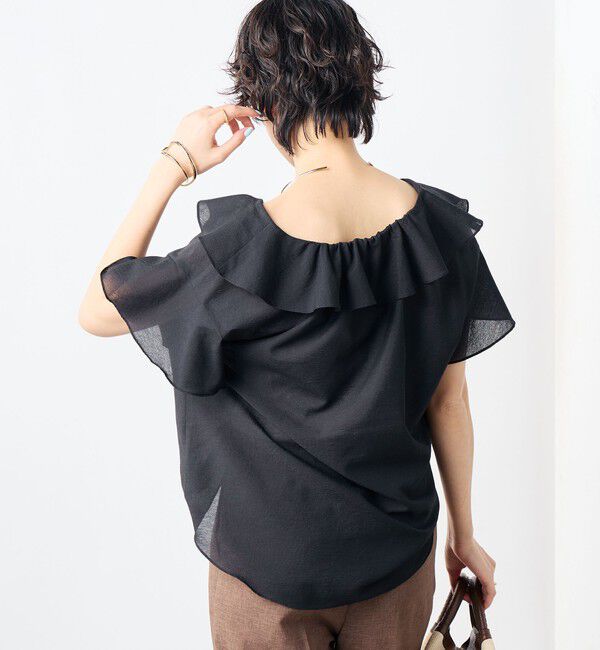 NOLLEY'S「2wayラッフル衿ブラウス」|シャツ・ブラウス|