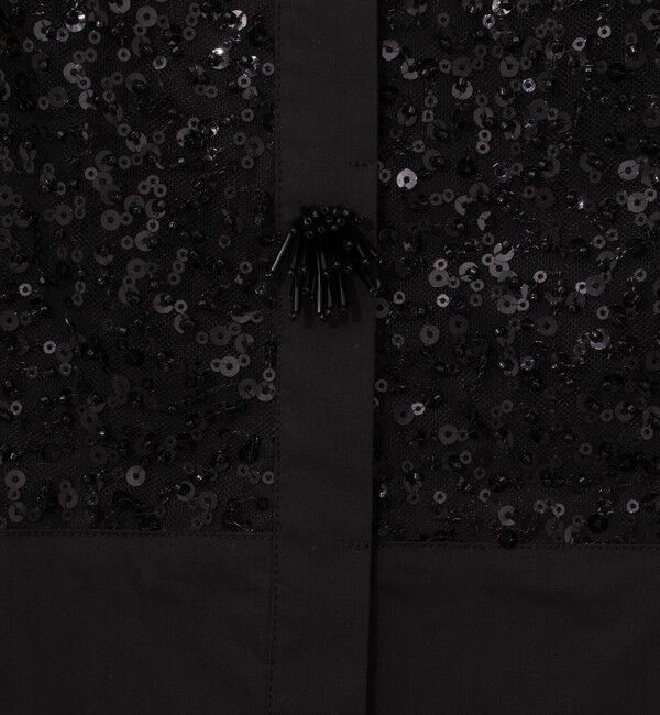 NOLLEY'S「【MARILYN MOON/マリリーンムーン】フリンジビーズモチーフハーフスリーブブラウス」|シャツ・ブラウス|