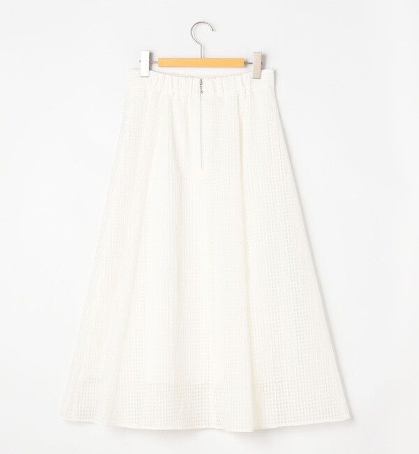 NOLLEY'S sophi「ウォッシャブルシアーチェックフレアスカート」|フレア|