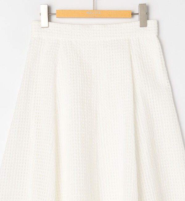 NOLLEY'S sophi「ウォッシャブルシアーチェックフレアスカート」|フレア|