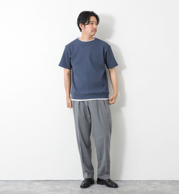 NOLLEY'S goodman「【IRM】《吸水速乾/UVカット》ワッフルフェイクレイヤードTee 25SS」|Tシャツ・カットソー|