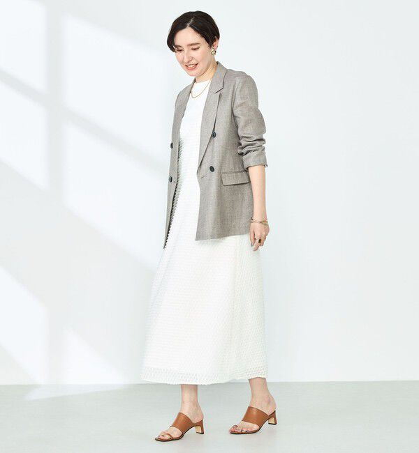 NOLLEY'S「ウォッシャブルカットジャガードキャミワンピース」|ワンピース|