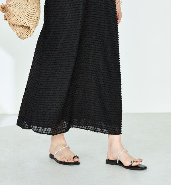 NOLLEY'S「ウォッシャブルカットジャガードキャミワンピース」|ワンピース|