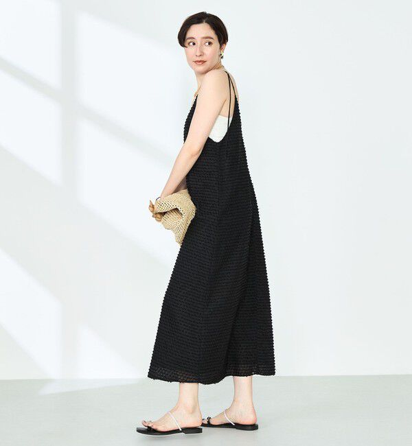 NOLLEY'S「ウォッシャブルカットジャガードキャミワンピース」|ワンピース|