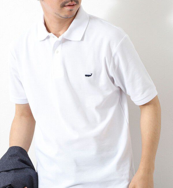 NOLLEY'S goodman「【WEB限定】《ビジカジ対応》クジラ刺繍 ドライカノコ ユーティリティポロ ビズポロ 25SS」|ポロシャツ|