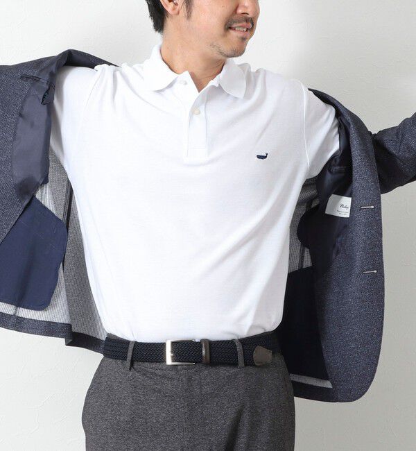 NOLLEY'S goodman「【WEB限定】《ビジカジ対応》クジラ刺繍 ドライカノコ ユーティリティポロ ビズポロ 25SS」|ポロシャツ|