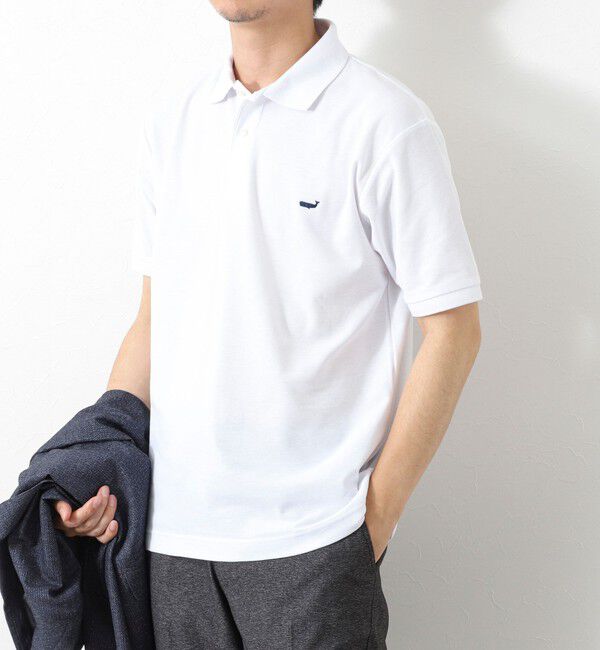 NOLLEY'S goodman「【WEB限定】《ビジカジ対応》クジラ刺繍 ドライカノコ ユーティリティポロ ビズポロ 25SS」|ポロシャツ|