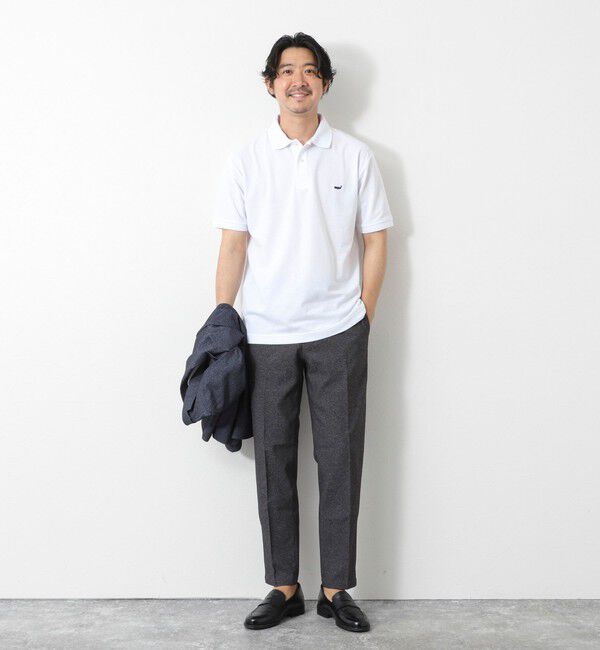 NOLLEY'S goodman「【WEB限定】《ビジカジ対応》クジラ刺繍 ドライカノコ ユーティリティポロ ビズポロ 25SS」|ポロシャツ|