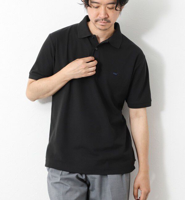NOLLEY'S goodman「【WEB限定】《ビジカジ対応》クジラ刺繍 ドライカノコ ユーティリティポロ ビズポロ 25SS」|ポロシャツ|