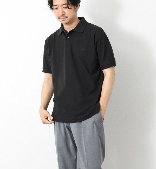 NOLLEY'S goodman「【WEB限定】《ビジカジ対応》クジラ刺繍 ドライカノコ ユーティリティポロ ビズポロ 25SS」|ポロシャツ|