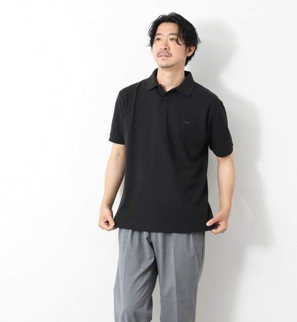 NOLLEY'S goodman「【WEB限定】《ビジカジ対応》クジラ刺繍 ドライカノコ ユーティリティポロ ビズポロ 25SS」|ポロシャツ|