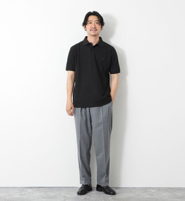 NOLLEY'S goodman「【WEB限定】《ビジカジ対応》クジラ刺繍 ドライカノコ ユーティリティポロ ビズポロ 25SS」|ポロシャツ|