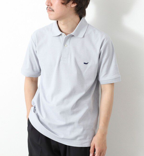 NOLLEY'S goodman「【WEB限定】《ビジカジ対応》クジラ刺繍 ドライカノコ ユーティリティポロ ビズポロ 25SS」|ポロシャツ|