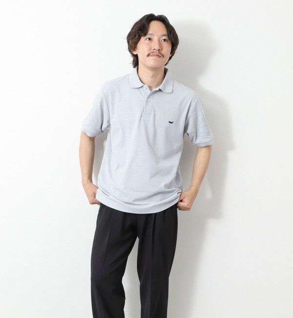NOLLEY'S goodman「【WEB限定】《ビジカジ対応》クジラ刺繍 ドライカノコ ユーティリティポロ ビズポロ 25SS」|ポロシャツ|
