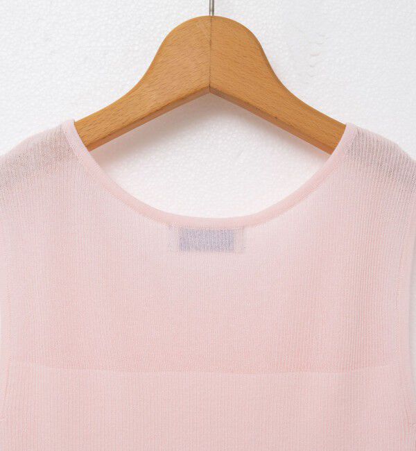 NOLLEY'S「《手洗い可能》ベーシックノースリーブニット」|ニット・セーター|