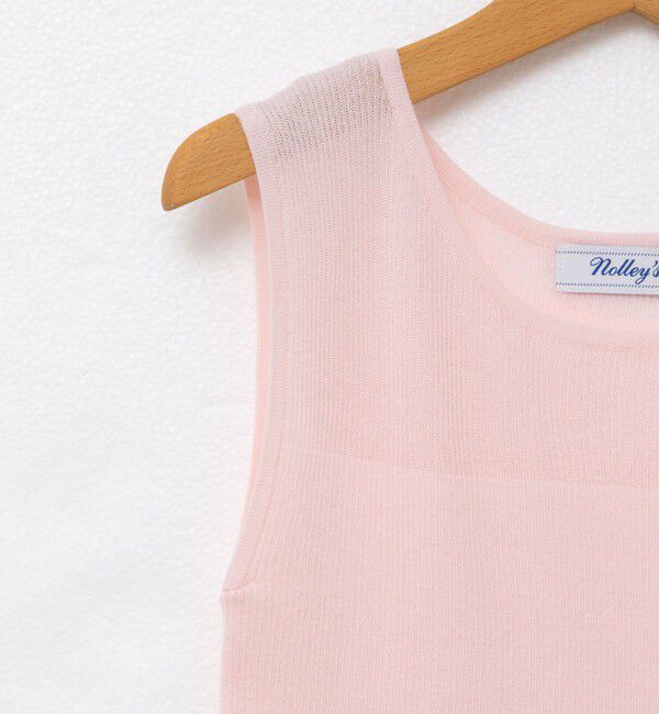 NOLLEY'S「《手洗い可能》ベーシックノースリーブニット」|ニット・セーター|